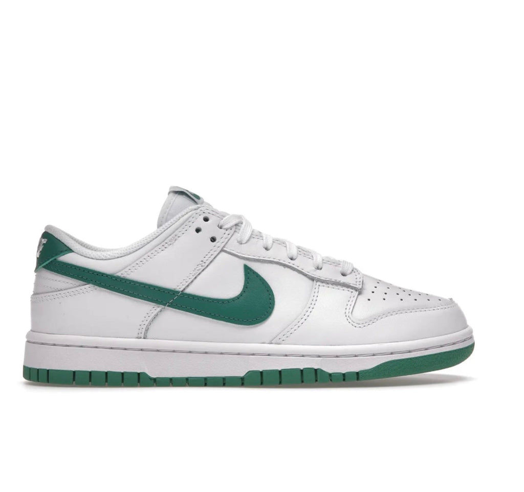 Nike Dunk Low White Green Low-Top Casual Sneakers Unisex