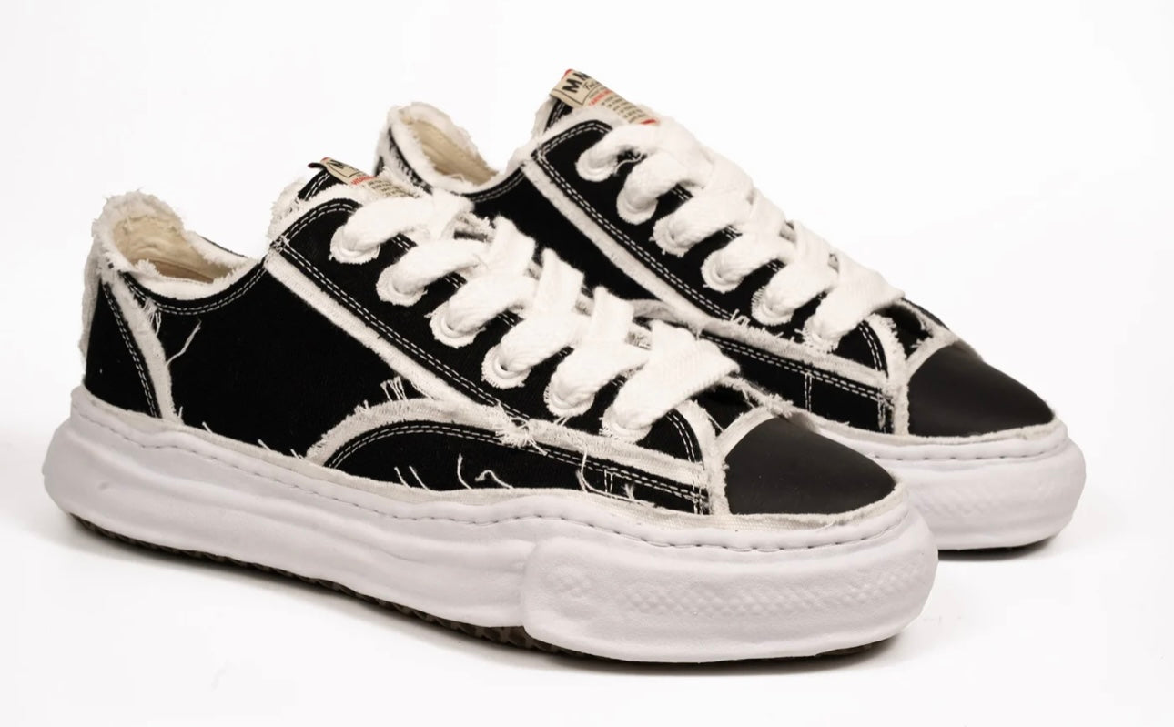 Maison Mihara Original Sole Low Top Sneaker Black White