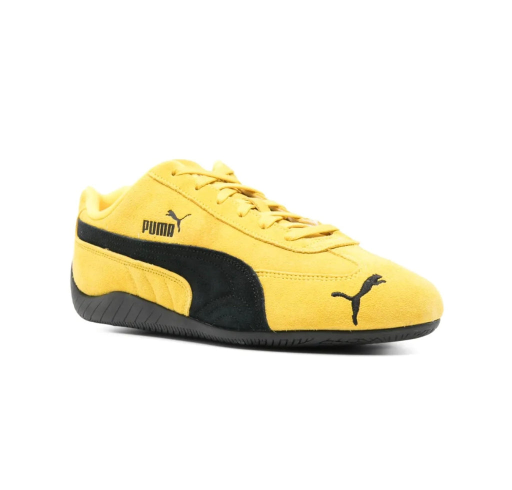 Puma Speedcat Yellow Black Low Profile Racing Sneakers