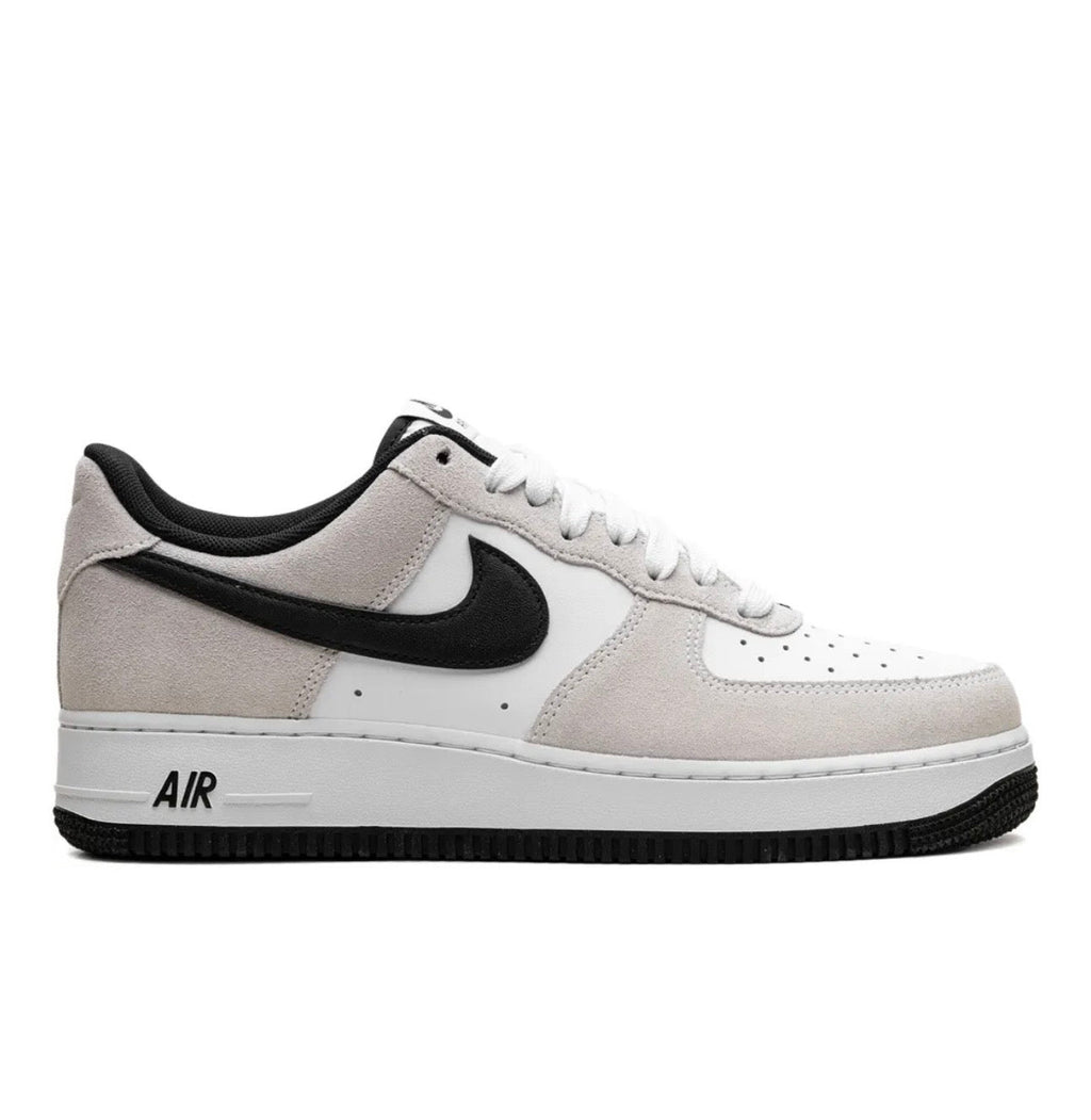 Nike Air Force 1 Low Sneakers Grey Black Premium Leather