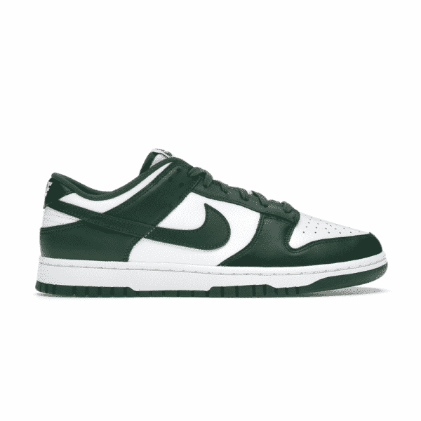 Nike Dunk Low Michigan State Unisex Sneakers Green White
