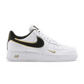 Nike Air Force 1 White Metallic Gold Casual Sneakers