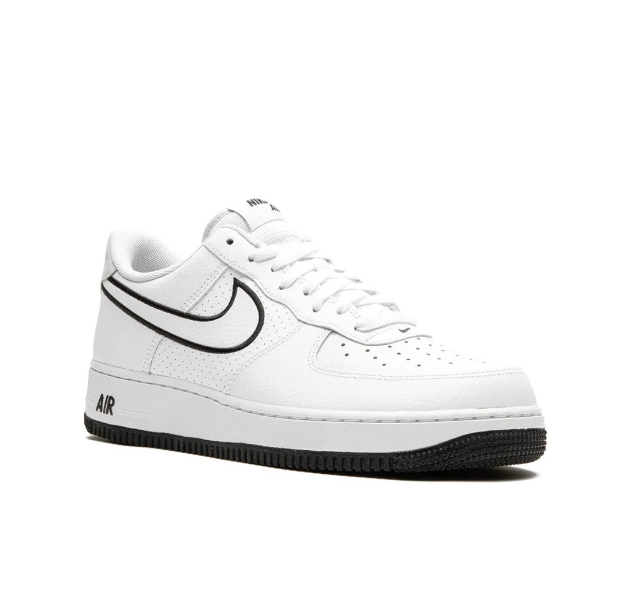 Nike Air Force 1 White Black Casual Sneakers