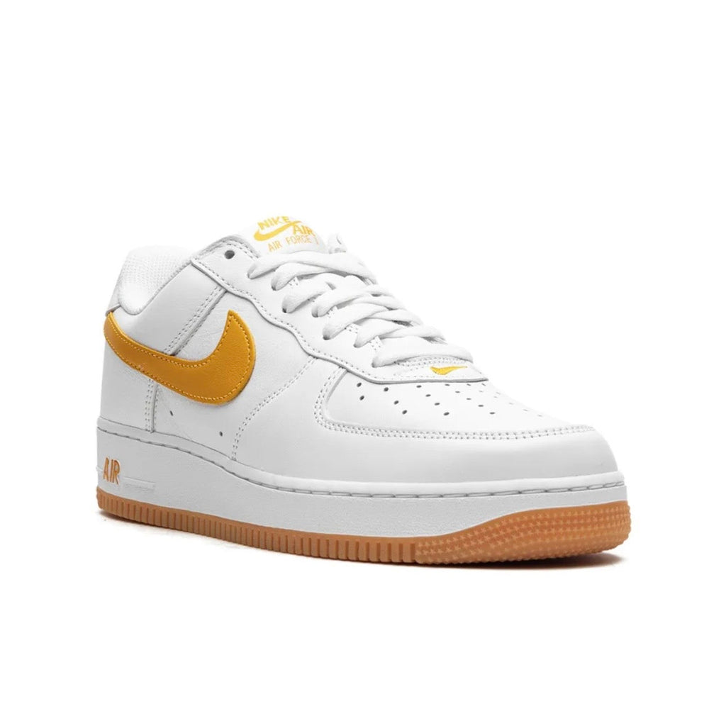 Nike Air Force 1 Low-Top Sneakers White Yellow