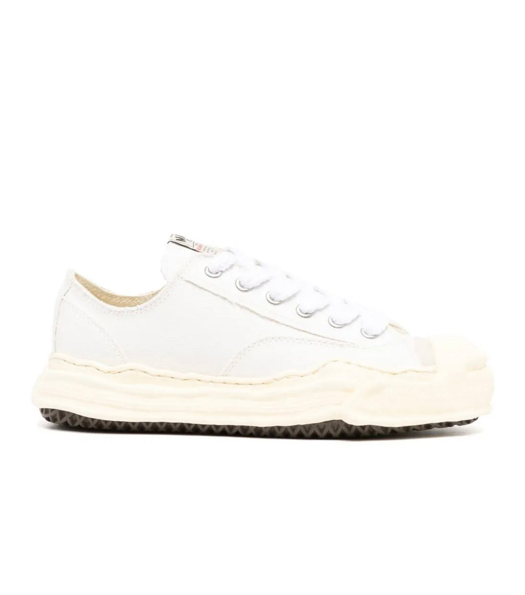 Maison Mihara White Beige Designer Sneakers