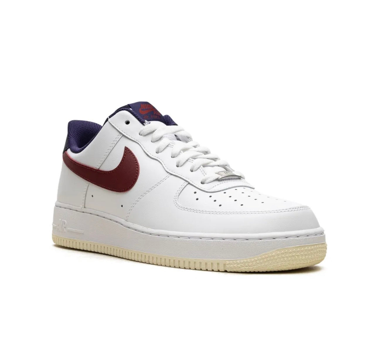 Nike Air Force 1 White Navy Beetroot Casual Sneakers