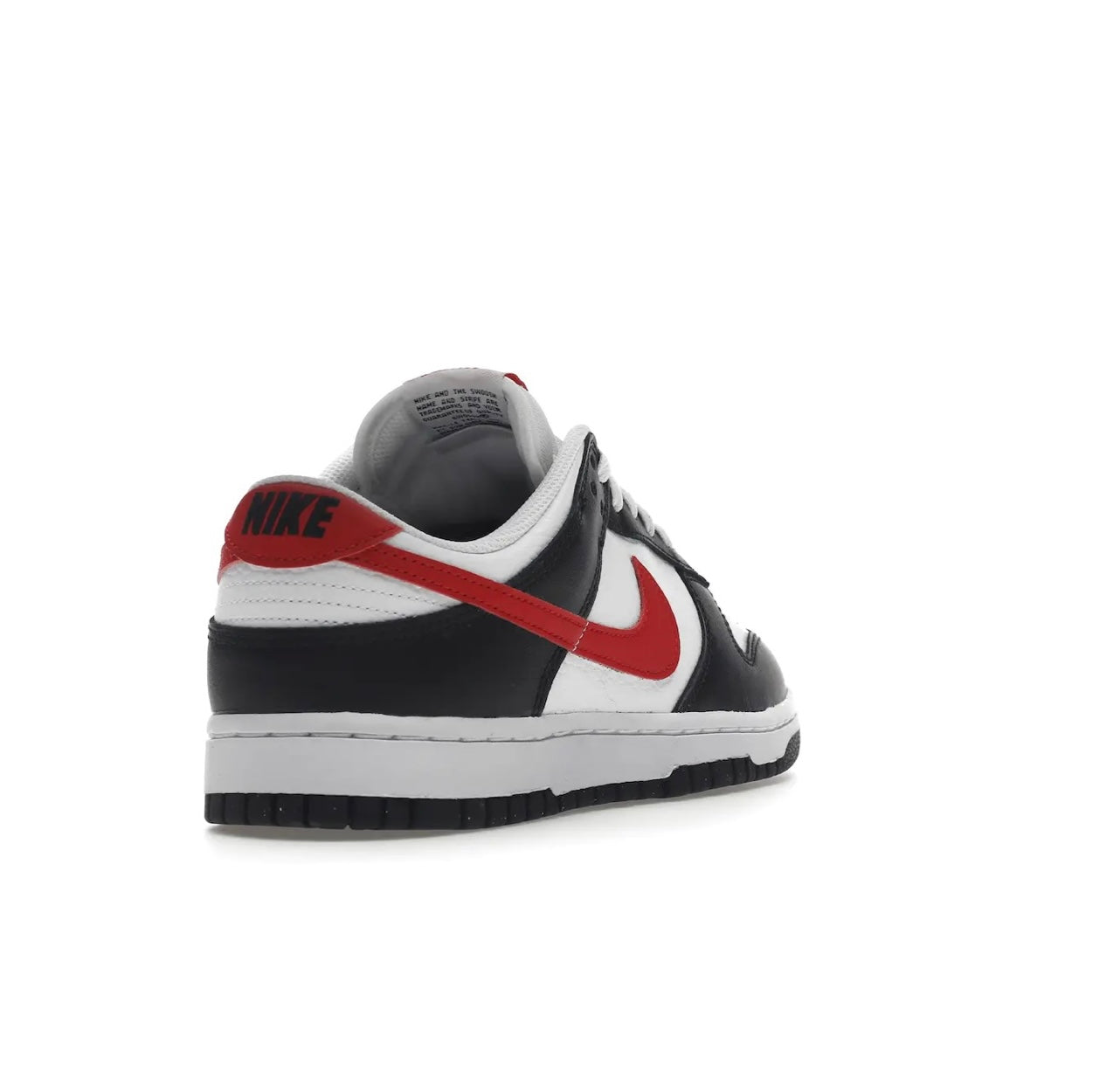 Nike Dunk Low Retro Red Swoosh Panda Sneakers