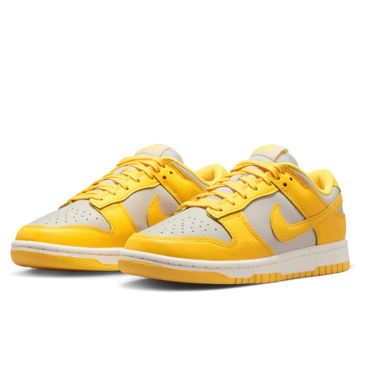 Nike Dunk Low Yellow Grey Sneakers