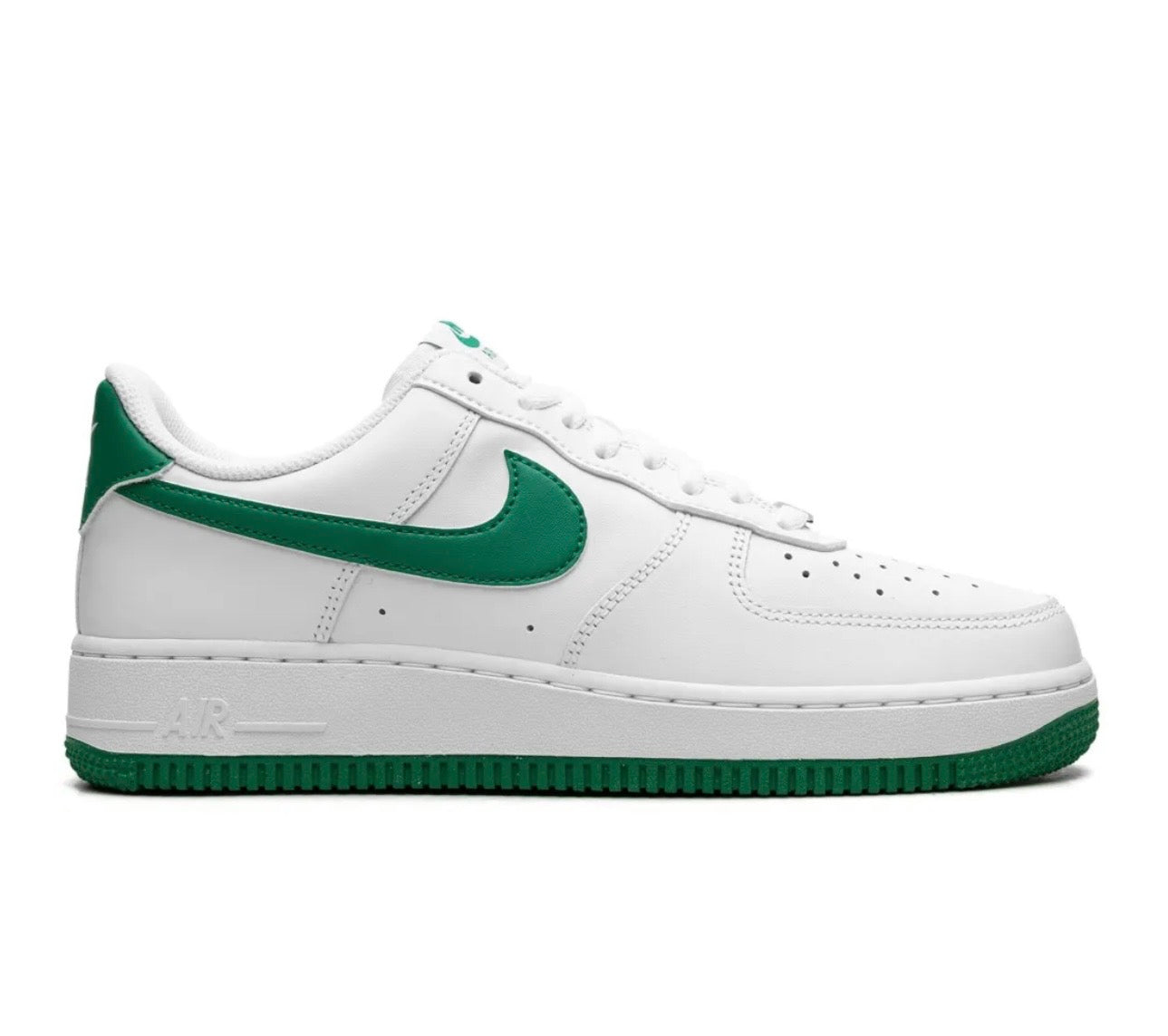 Nike Air Force 1 White Green Sneakers