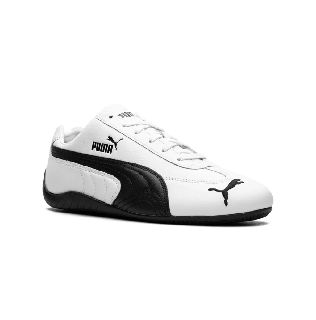 Puma Speedcat Unisex Lifestyle Sneakers in White and Black