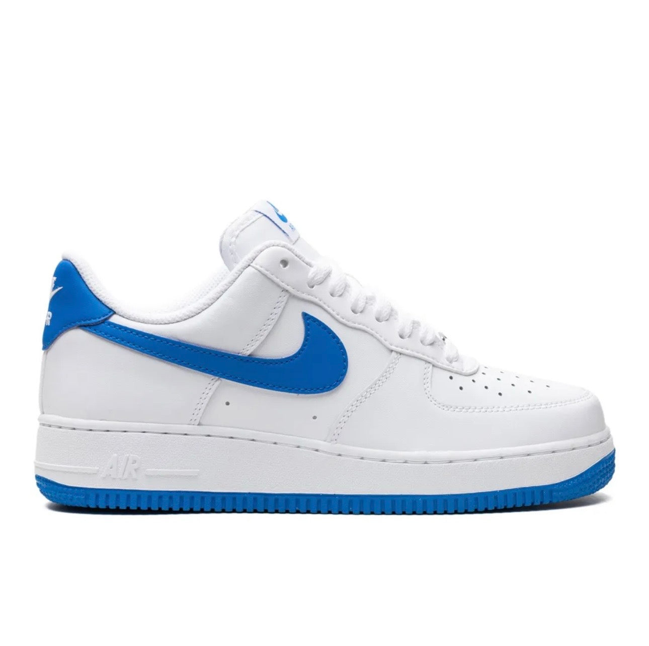 Nike Air Force 1 White Blue Sneakers