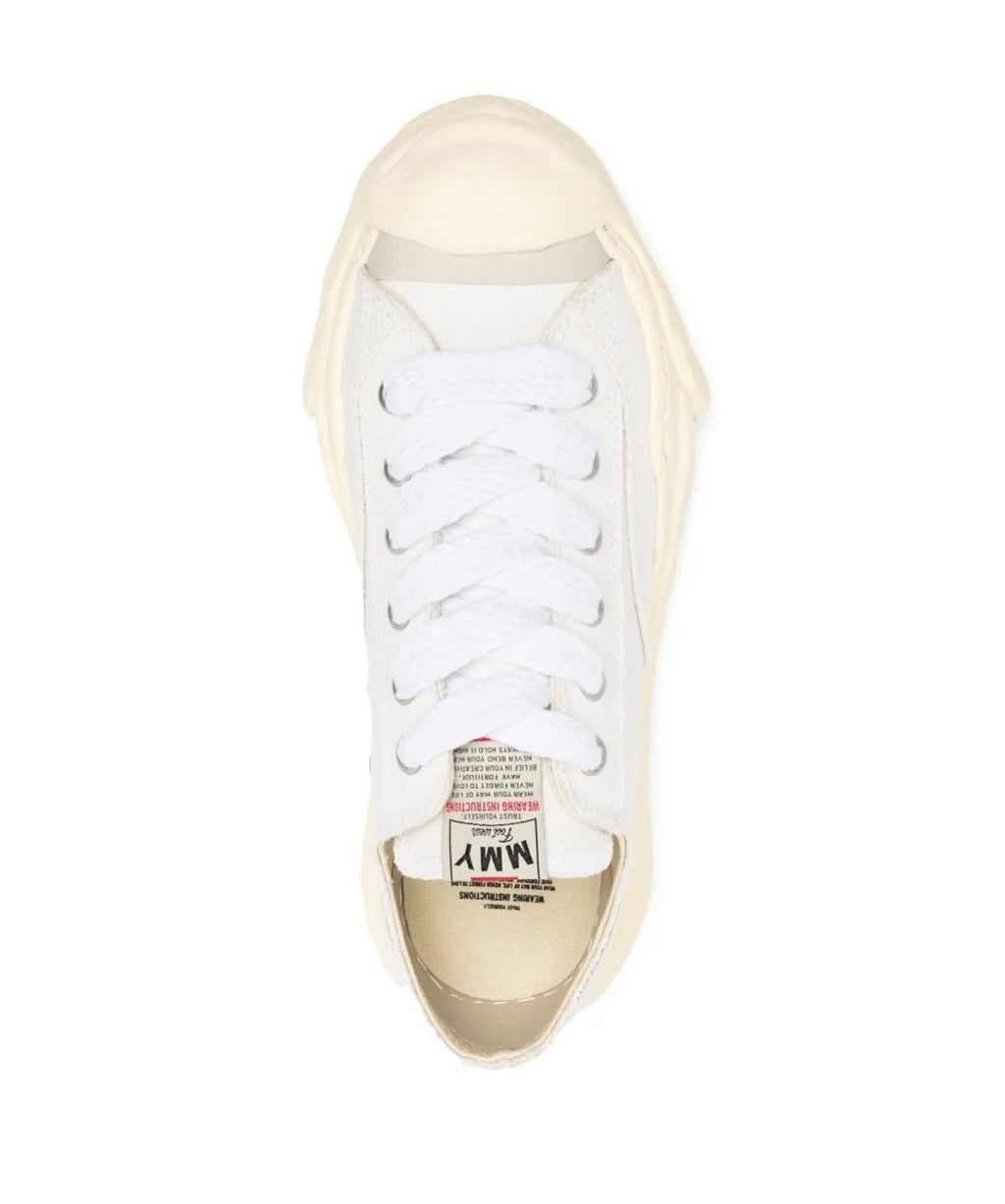 Maison Mihara White Beige Designer Sneakers