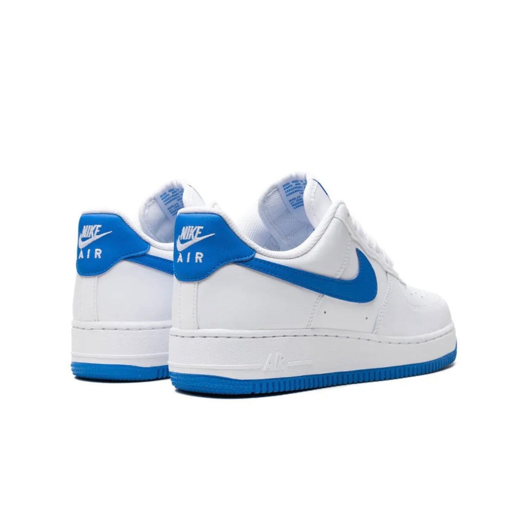 Nike Air Force 1 White Blue Sneakers