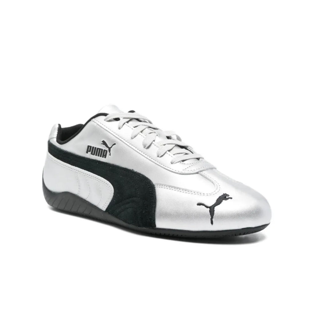 Puma Speedcat Silver Unisex Lifestyle Sneakers Lightweight Breathable Design