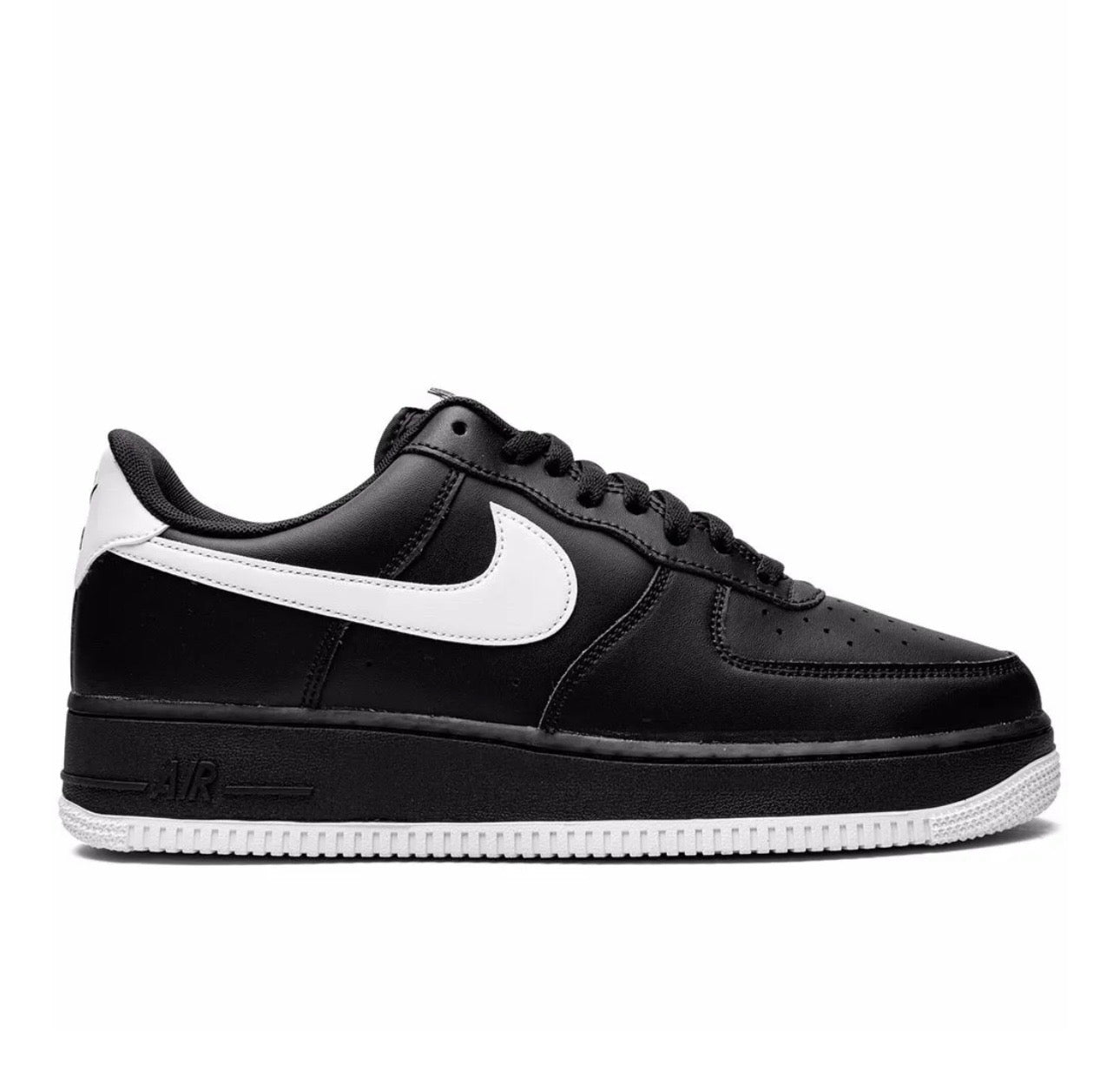 Nike Air Force 1 Black White Unisex Casual Sneakers
