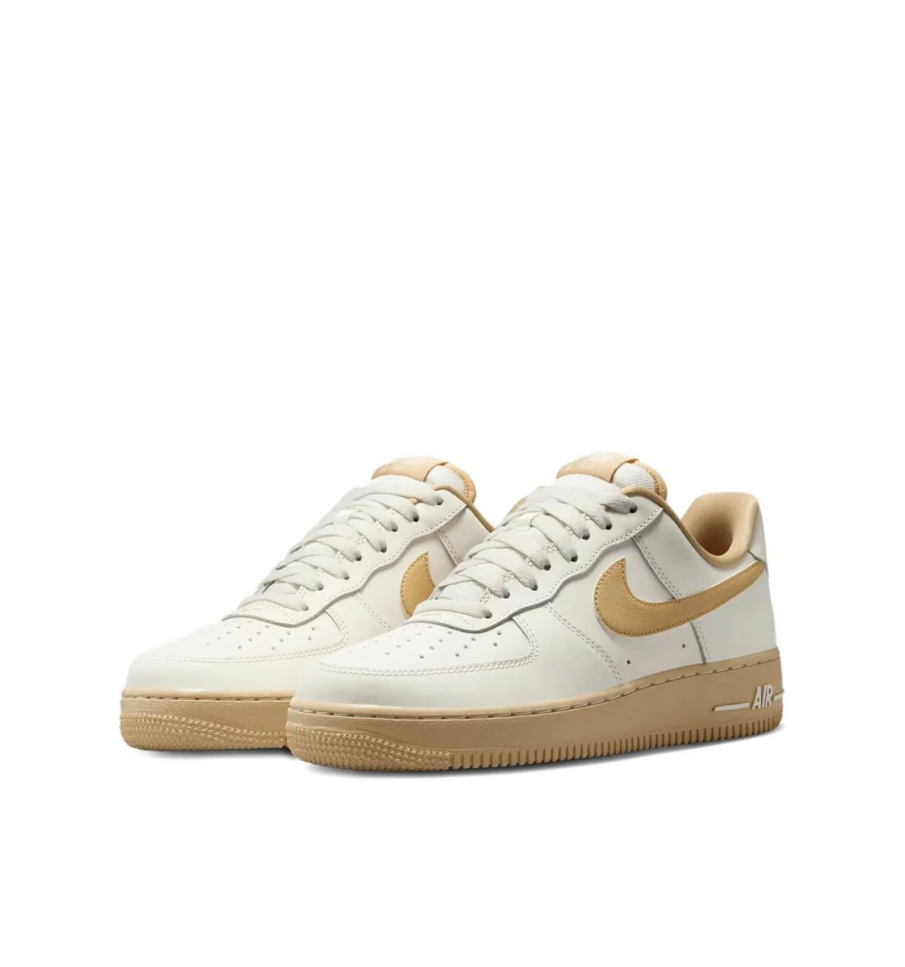 Nike Air Force 1 Lifestyle Sneakers Beige Low Top