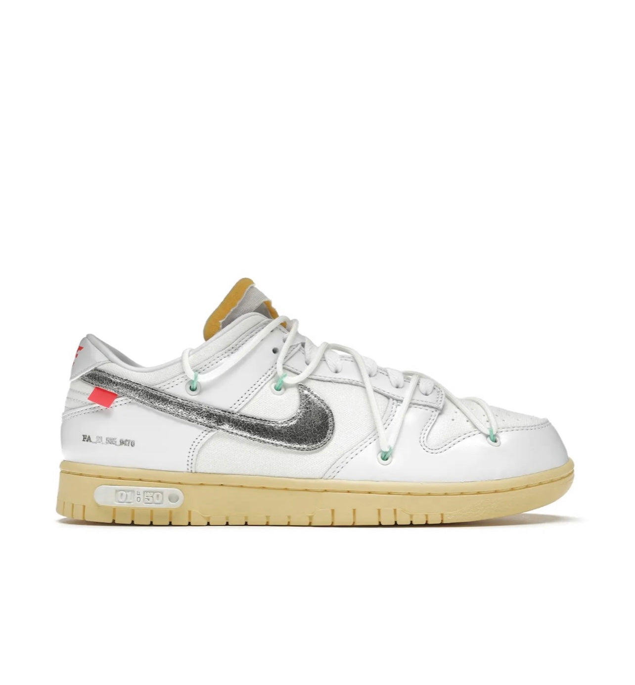 Nike Dunk Low Off-White Unisex Casual Lifestyle Sneakers