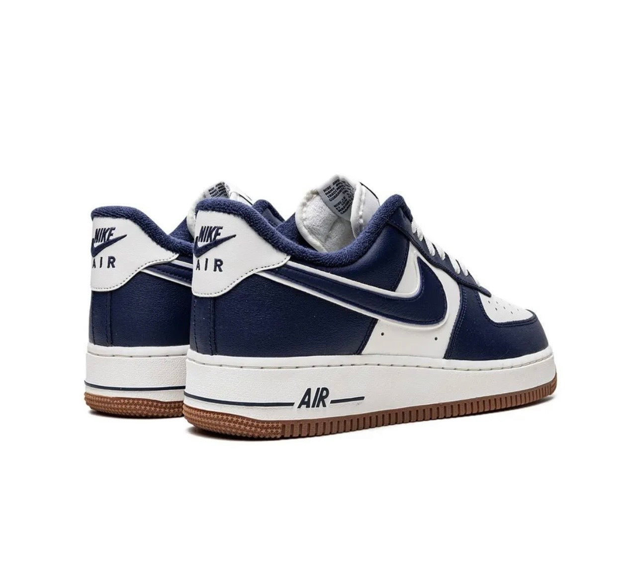 Nike Air Force 1 Lifestyle Sneakers Navy Blue White