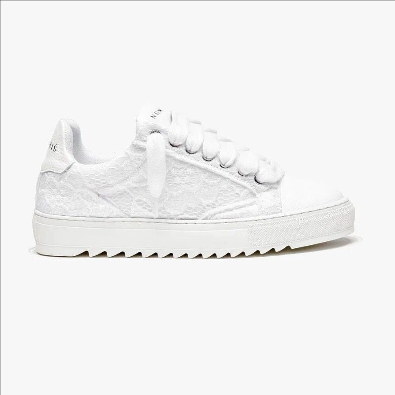 Numeris White Lightweight Sneakers for Casual Daily Use