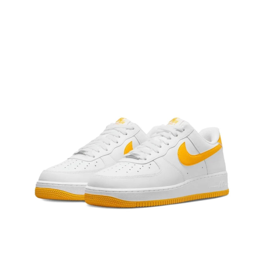 Nike Air Force 1 Casual Sneakers White Yellow Unisex
