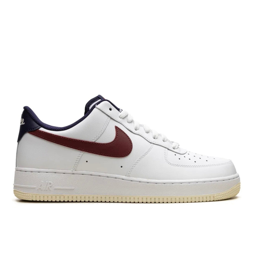 Nike Air Force 1 White Navy Beetroot Casual Sneakers