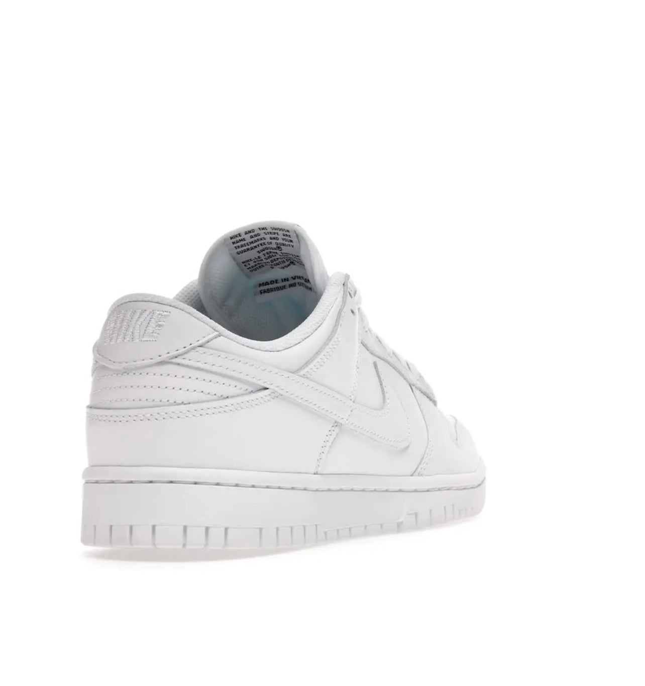 Nike Dunk Low Triple White Low-Top Unisex Sneakers