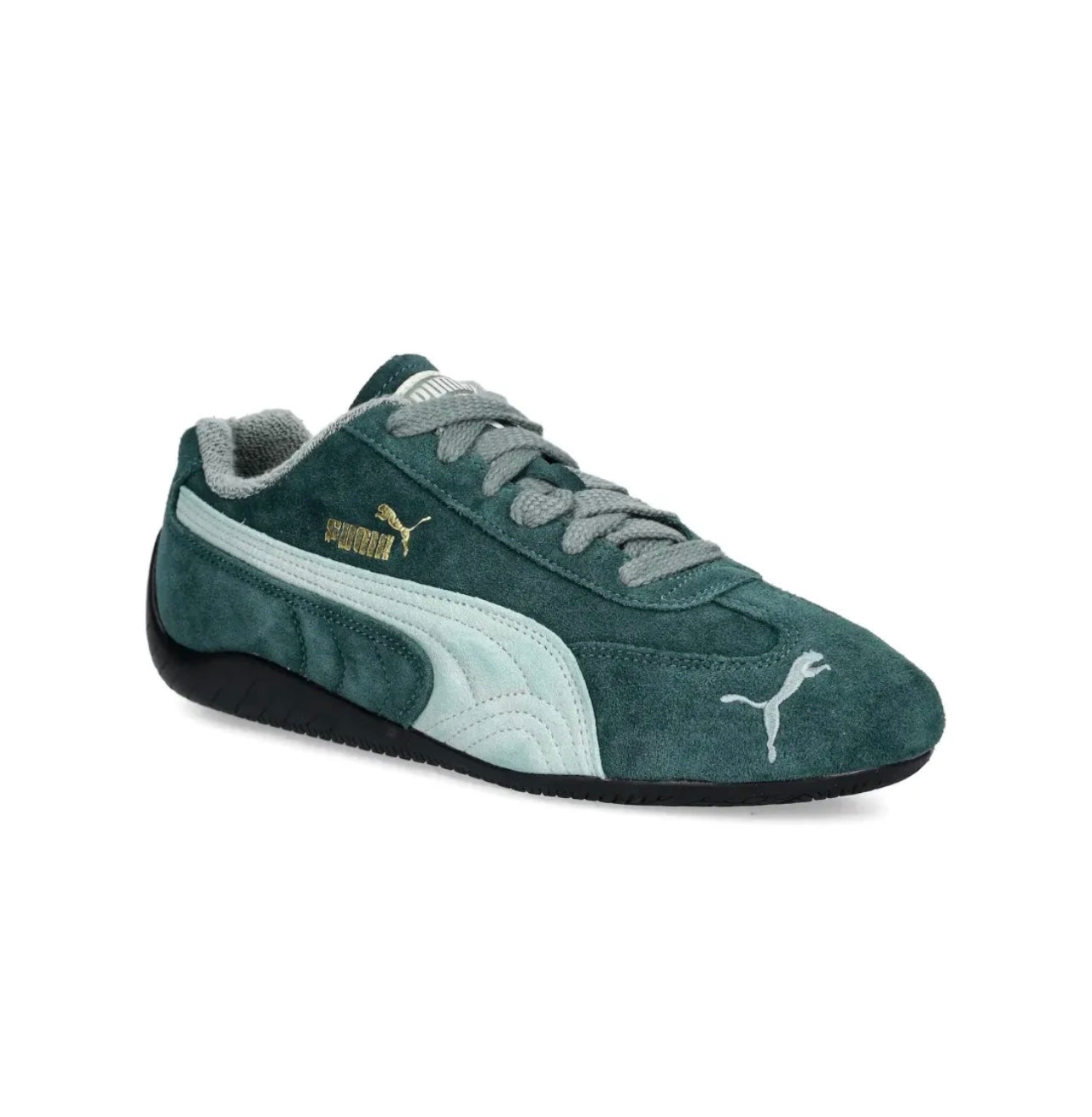Puma Speedcat Sneakers Green Blue Casual Low Profile Shoes