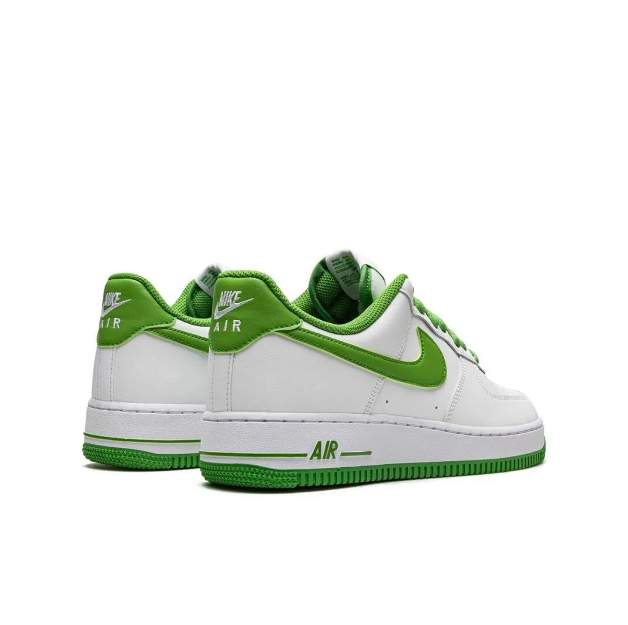 Nike Air Force 1 Sneakers White Green Low Top