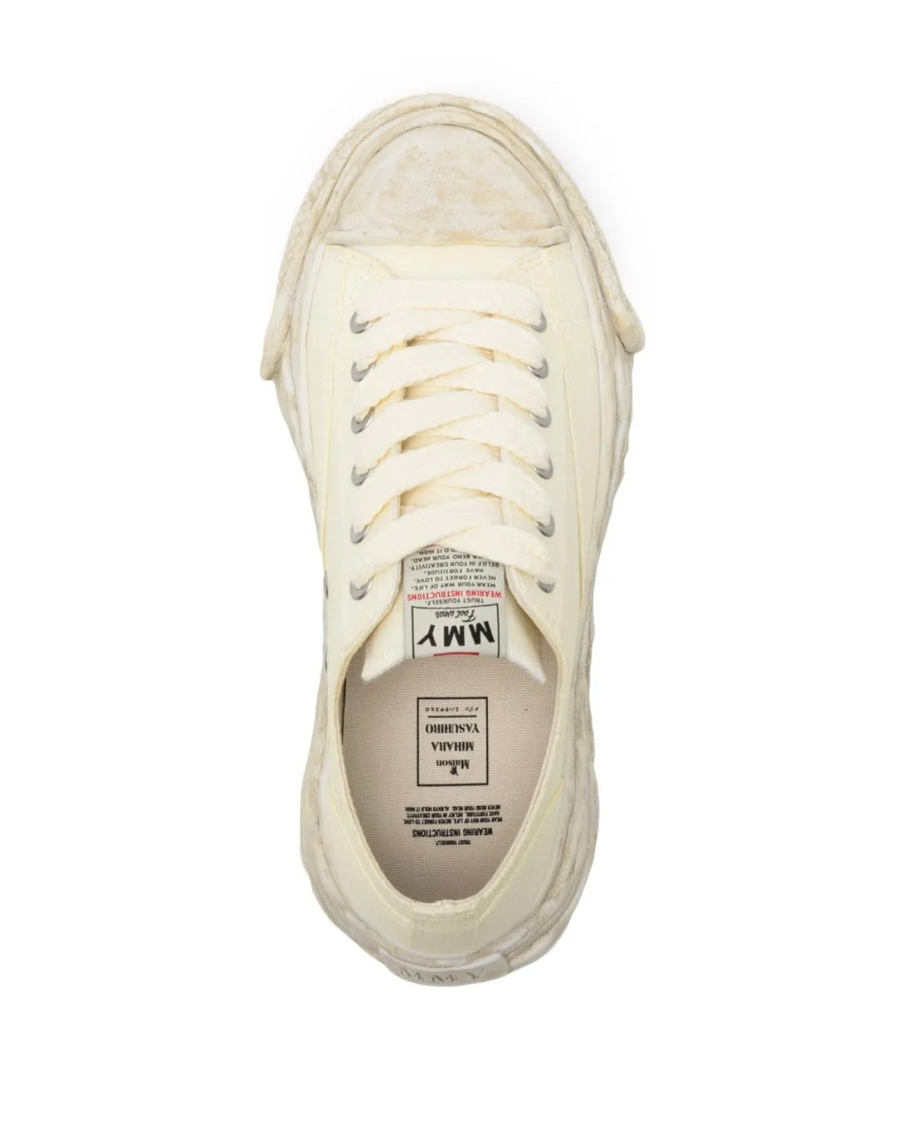 Maison Mihara Original Sole Sneakers Beige Men's and Women's