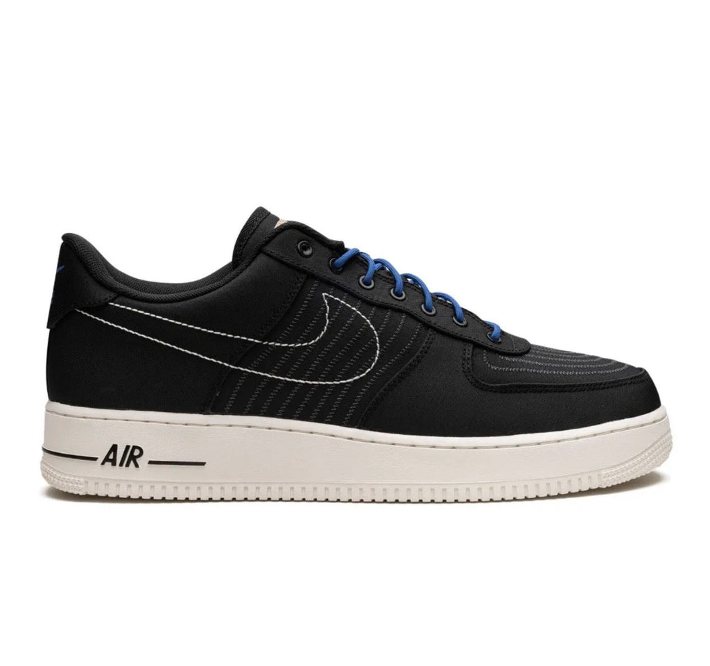 Nike Air Force 1 Low Top Sneakers Black Blue