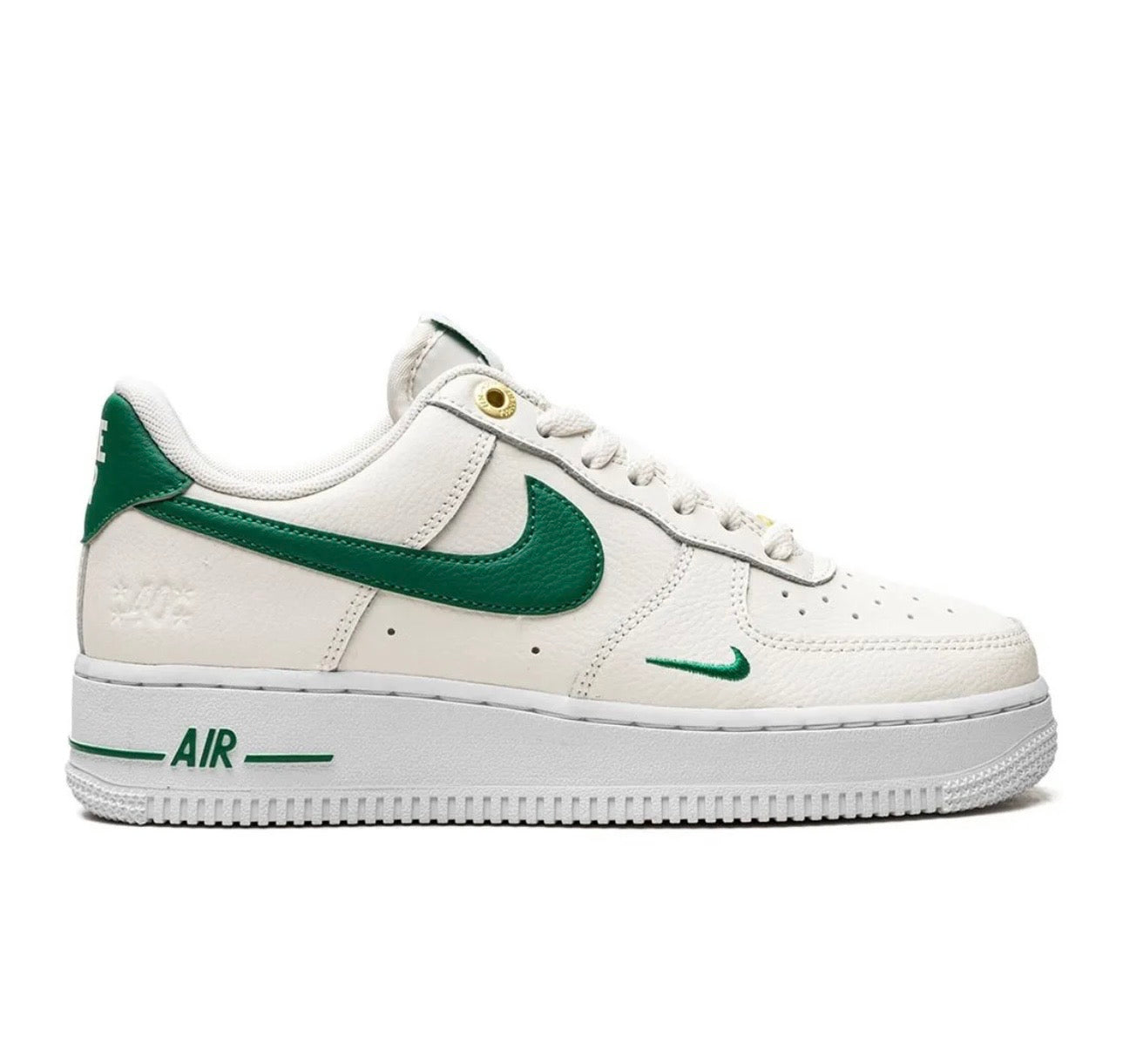Nike Air Force 1 White Green Casual Sneakers