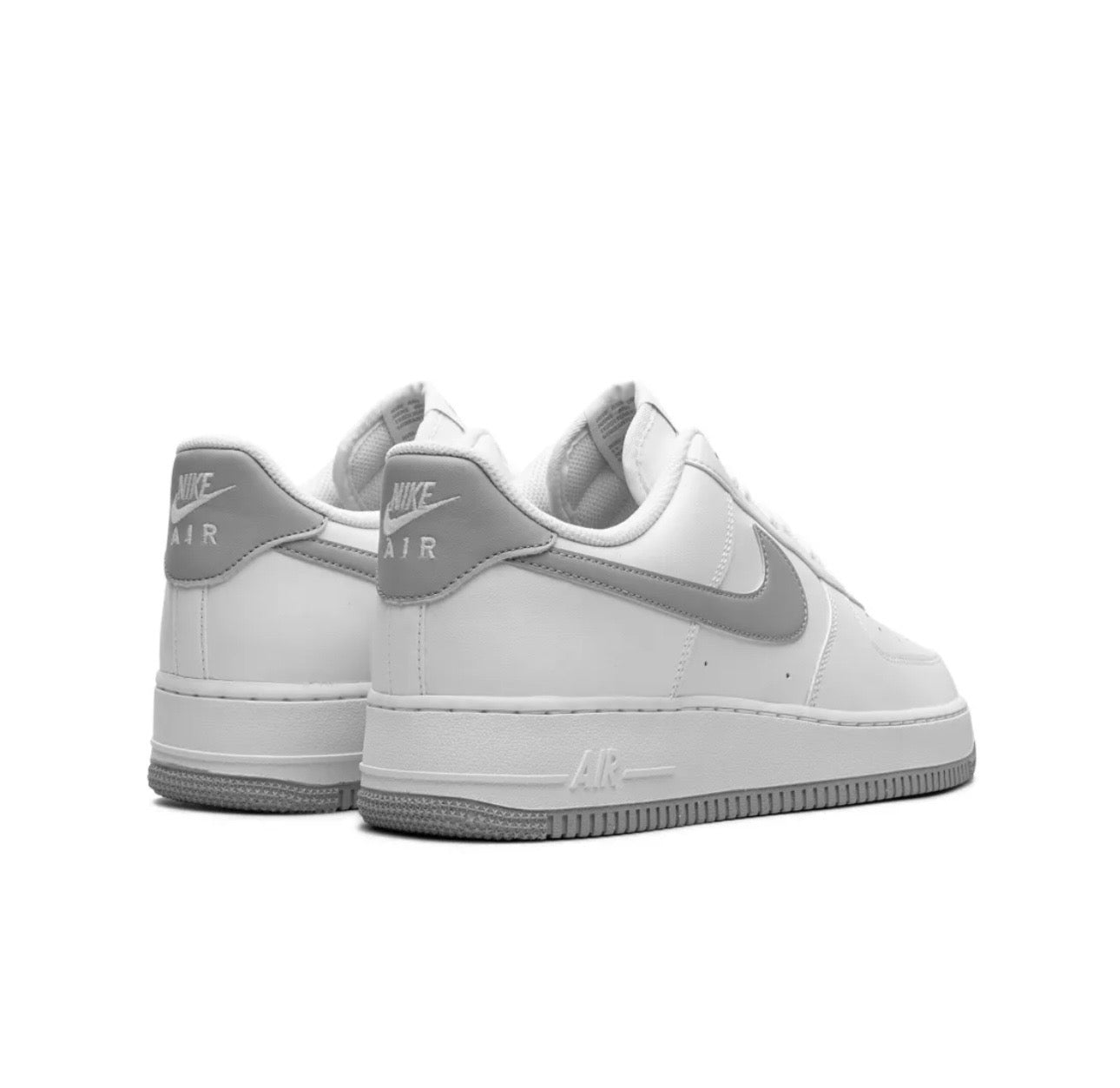 Nike Air Force 1 Casual Sneakers White Grey