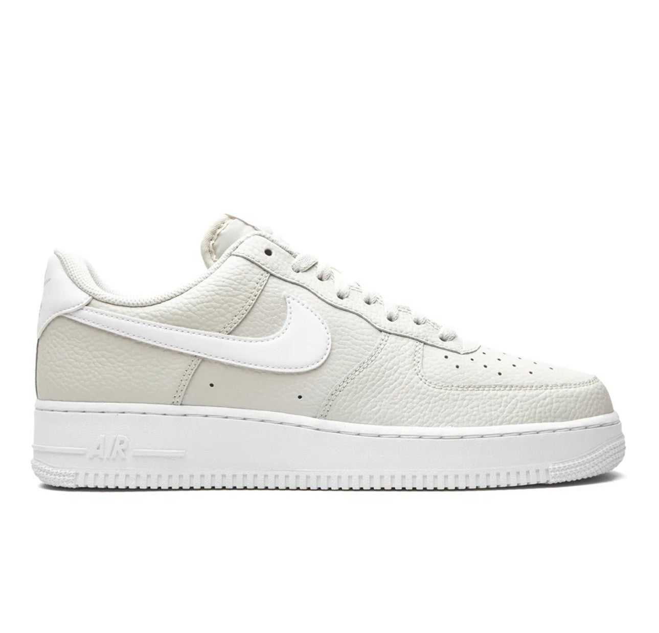 Nike Air Force 1 Sneakers Cream Leather Low Top