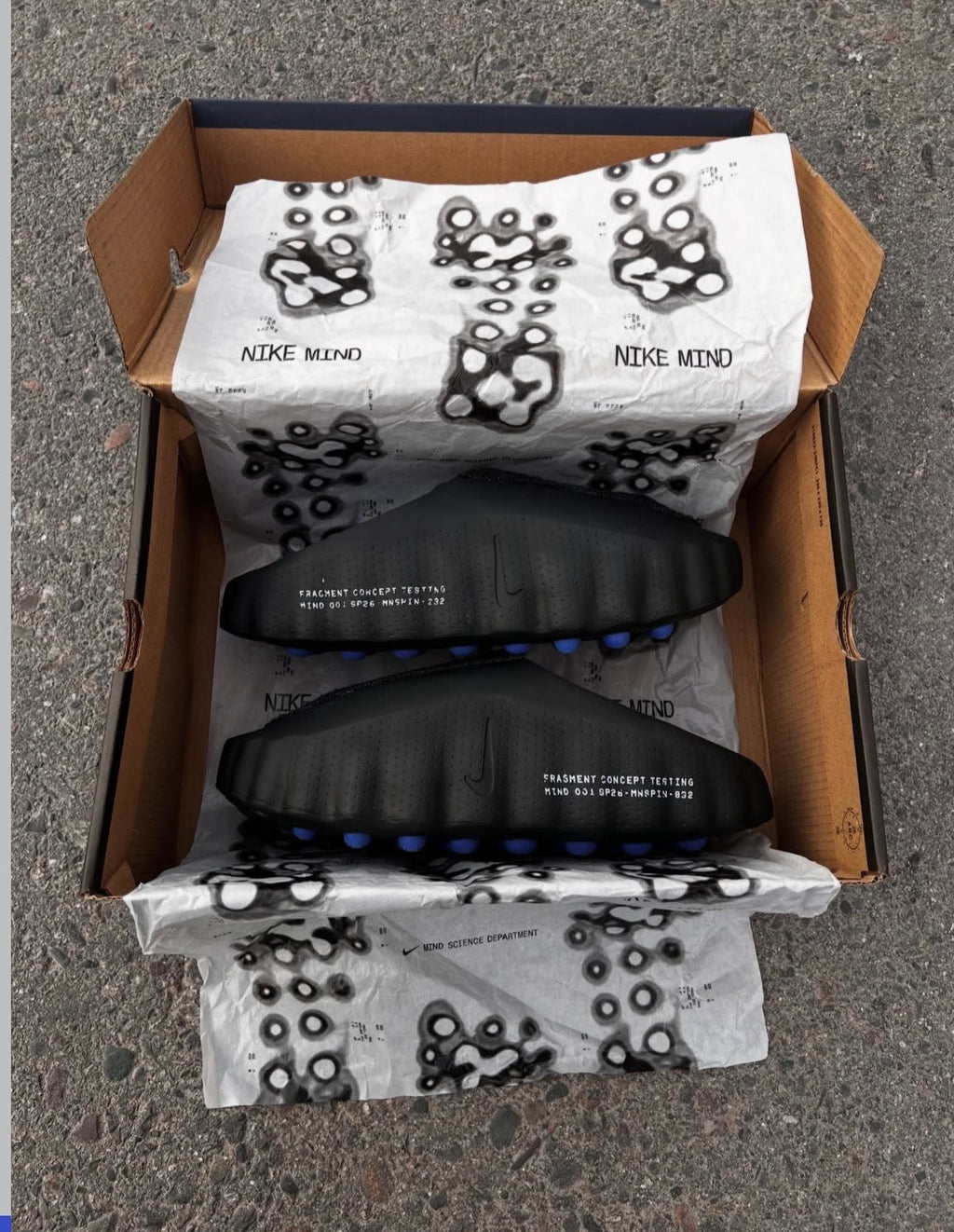 Nike mind 001 Fragment Black Lifestyle Sneakers