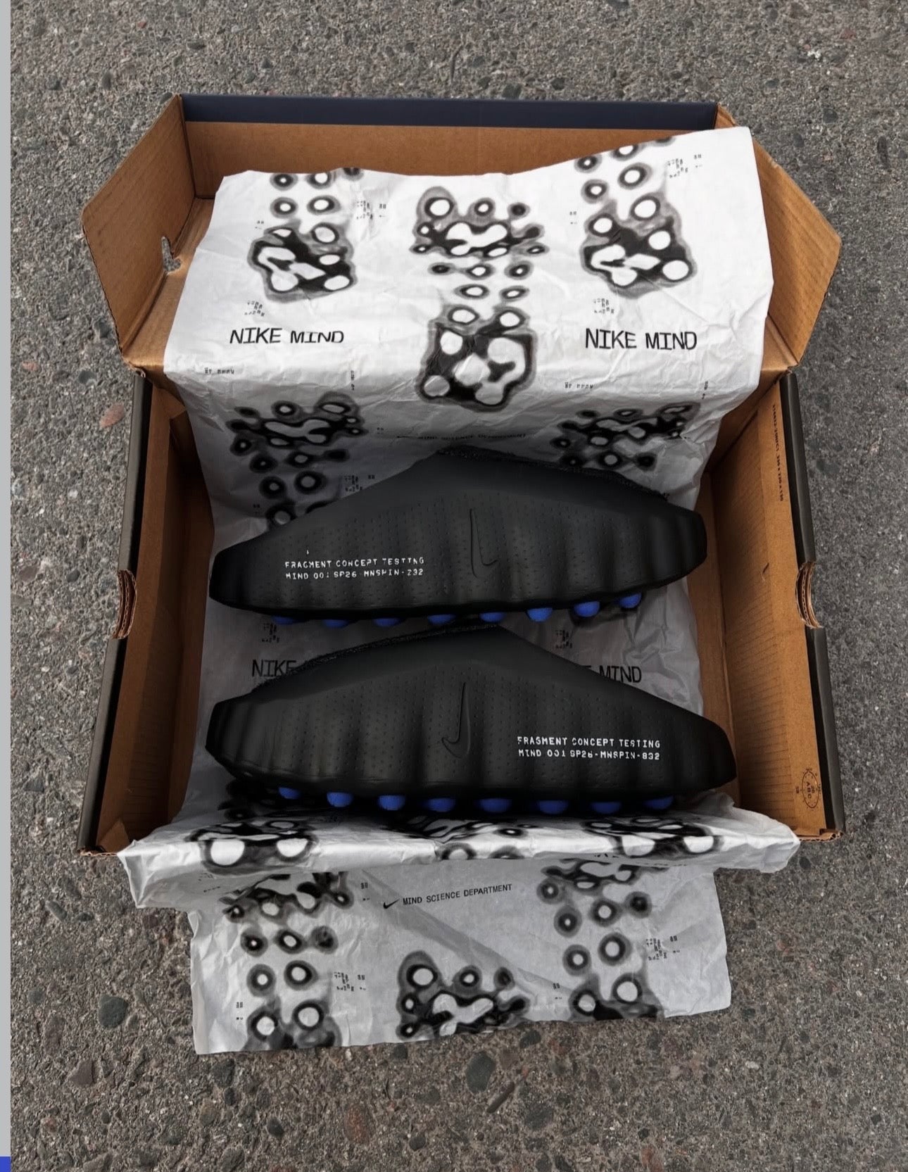 Nike mind 001 Fragment Black Lifestyle Sneakers