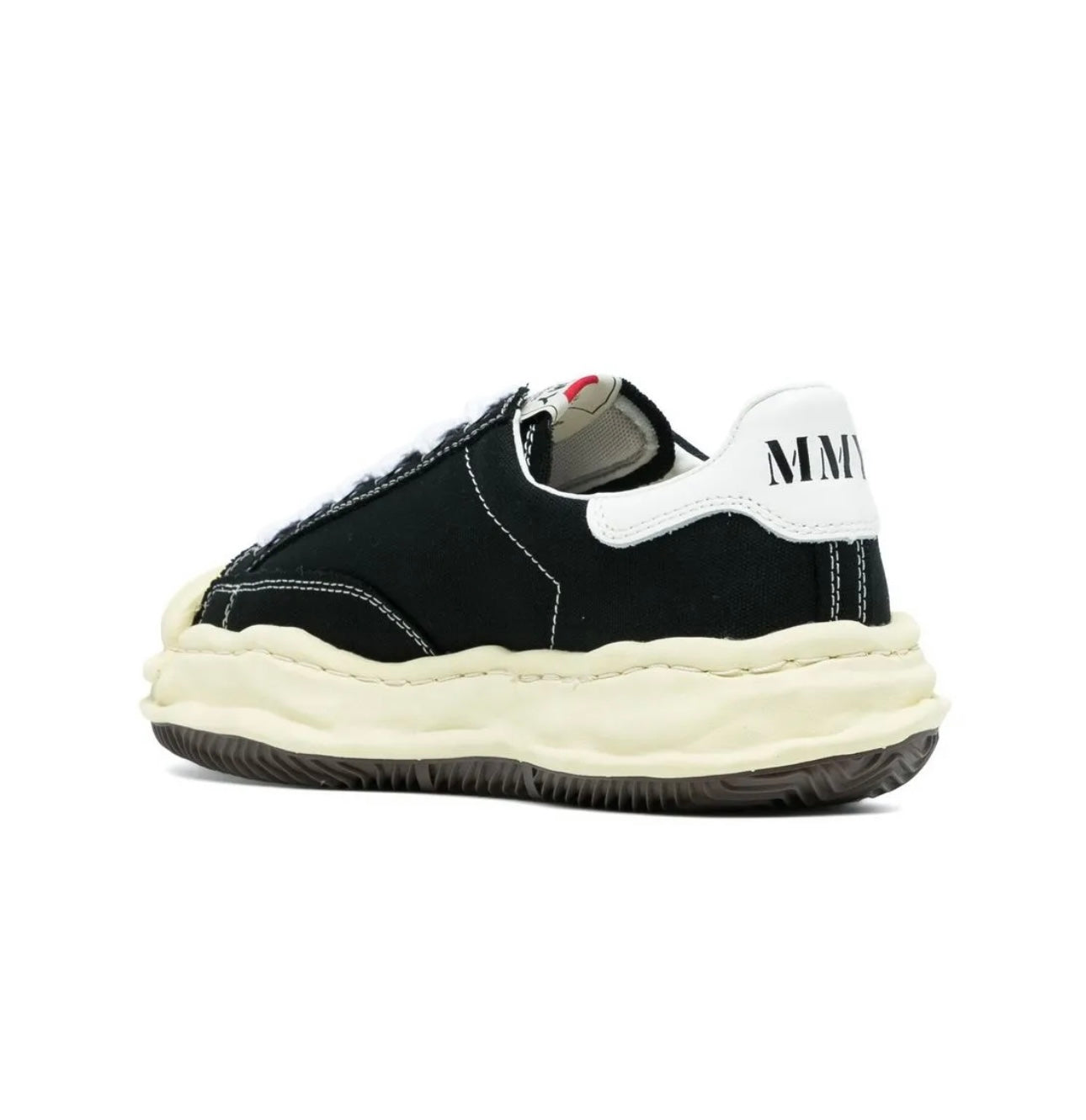 Maison Mihara Black Cream Sneakers Low Top Comfort Design