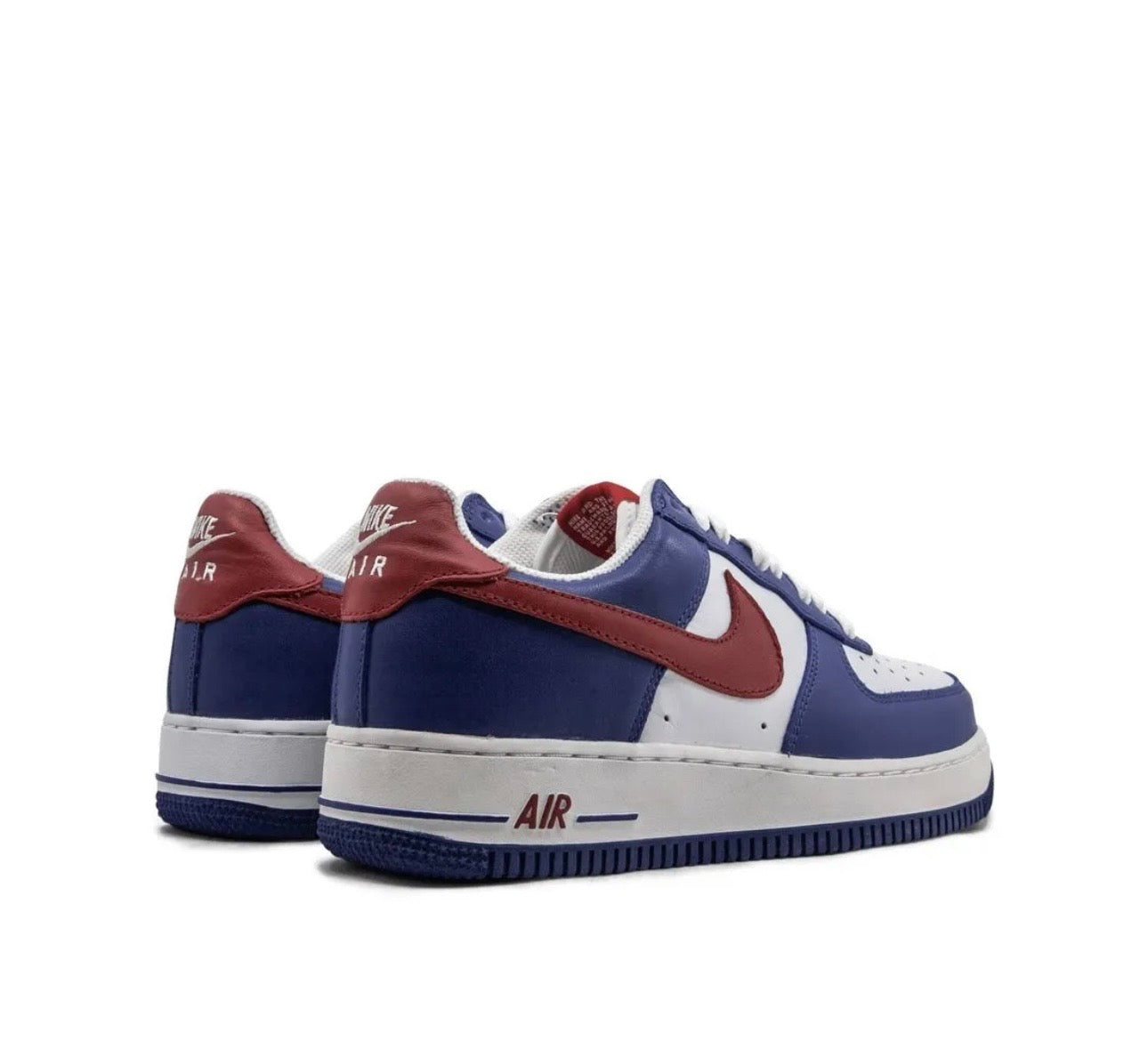 Nike Air Force 1 Purple Red Low Top Sneakers