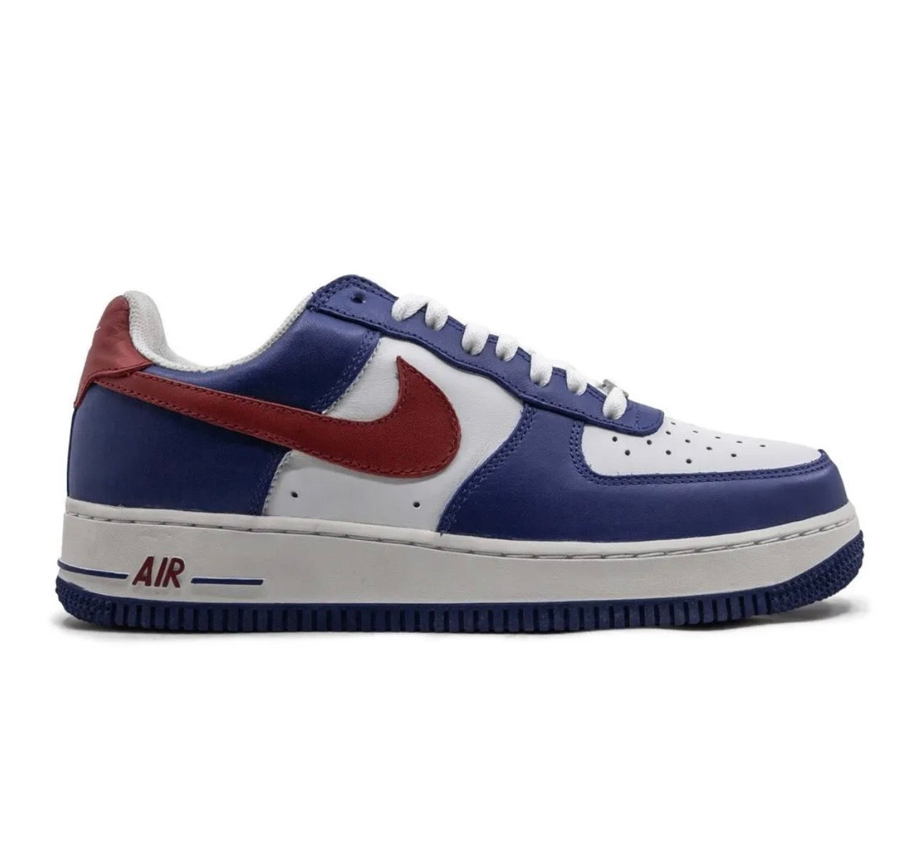 Nike Air Force 1 Purple Red Low Top Sneakers