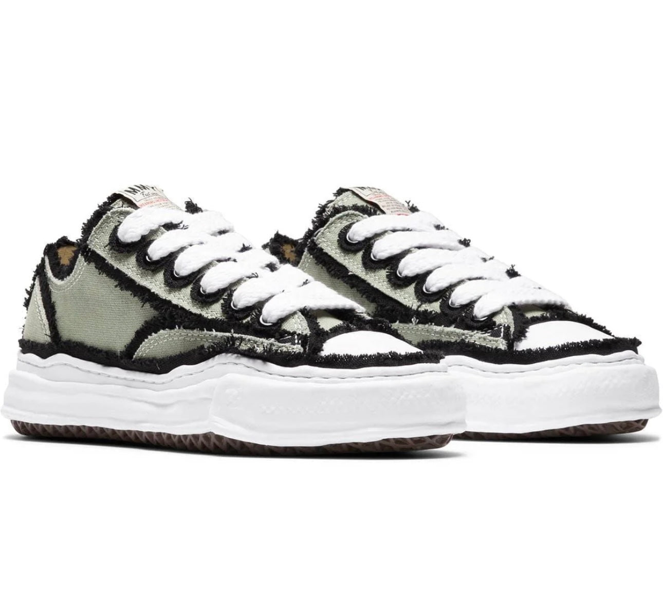 Maison Mihara Green Casual Sneakers Unisex Lightweight Comfort Shoes