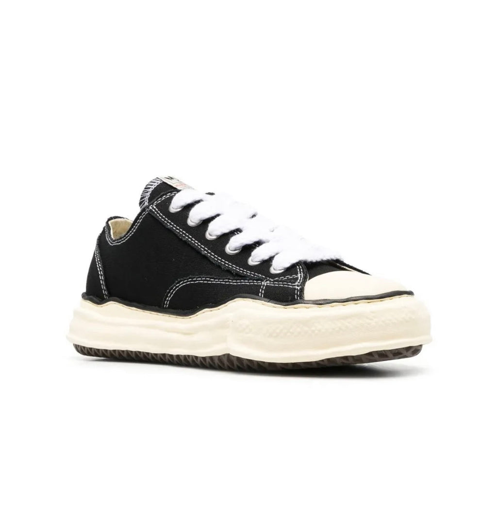 Maison Mihara Black Beige Sneakers Durable Responsive Insole