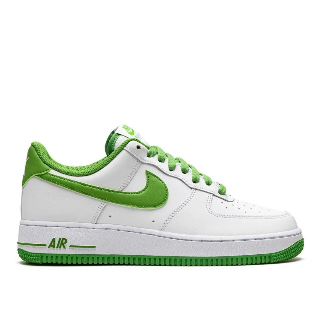 Nike Air Force 1 Sneakers White Green Low Top