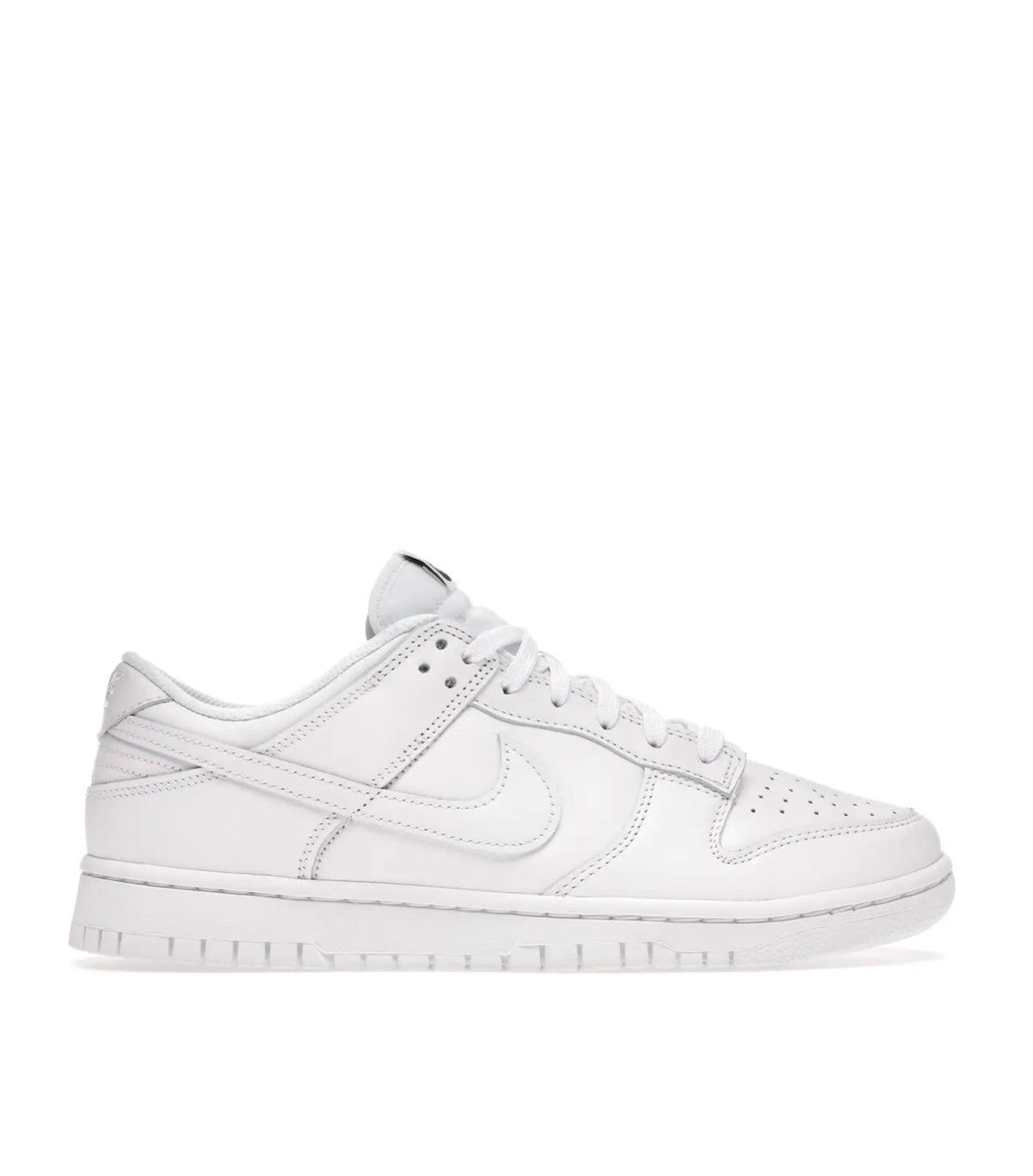 Nike Dunk Low Triple White Low-Top Unisex Sneakers