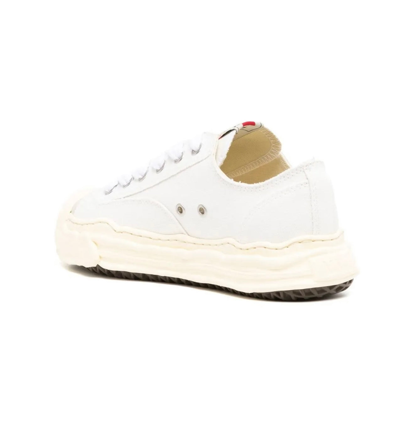 Maison Mihara White Beige Designer Sneakers