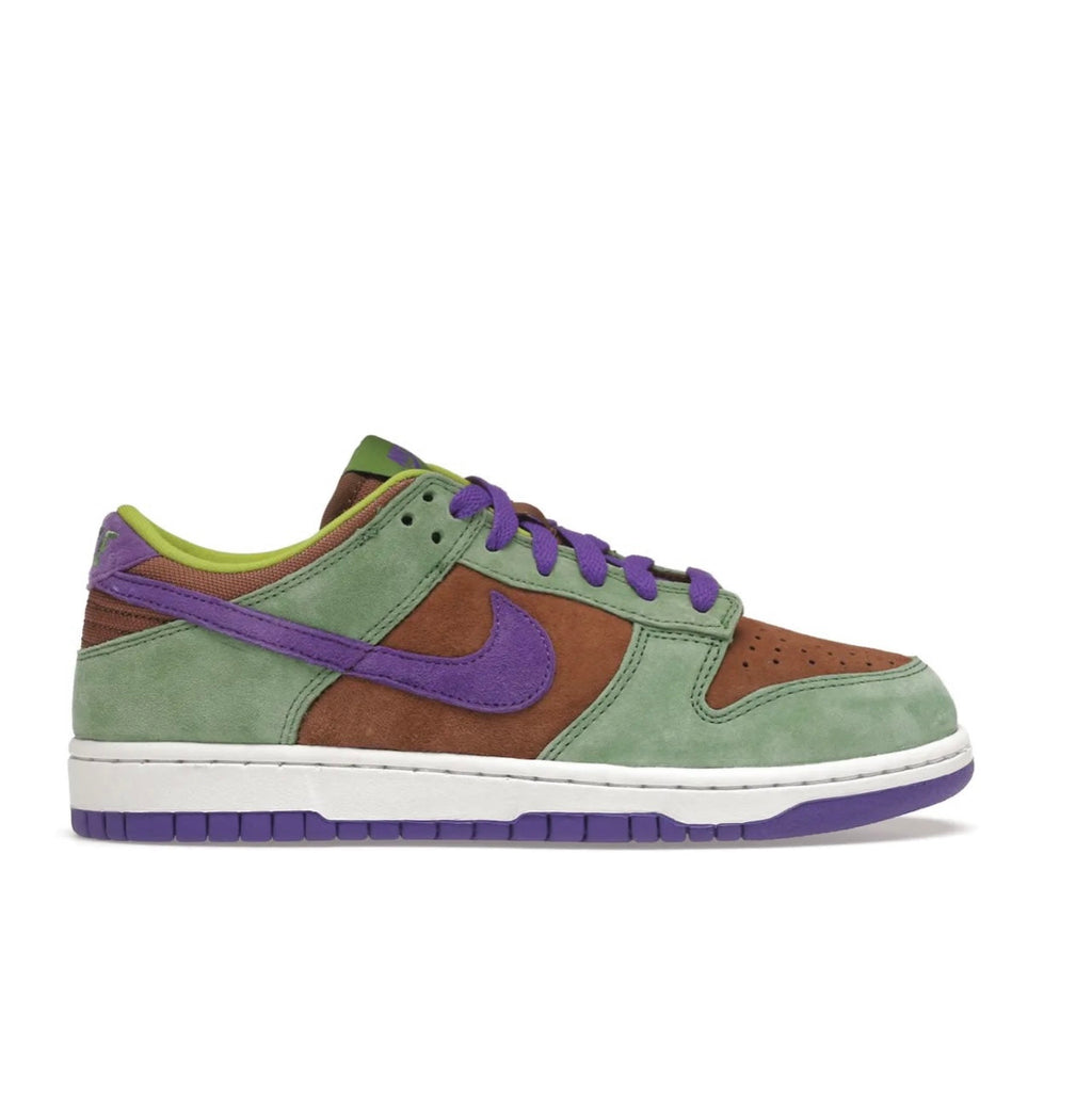 Nike Dunk Low Green Purple Casual Lifestyle Sneakers