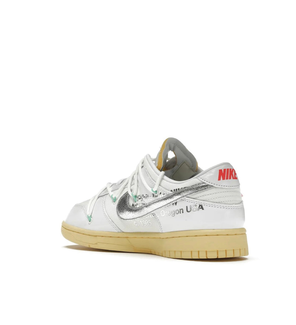 Nike Dunk Low Off-White Unisex Casual Lifestyle Sneakers
