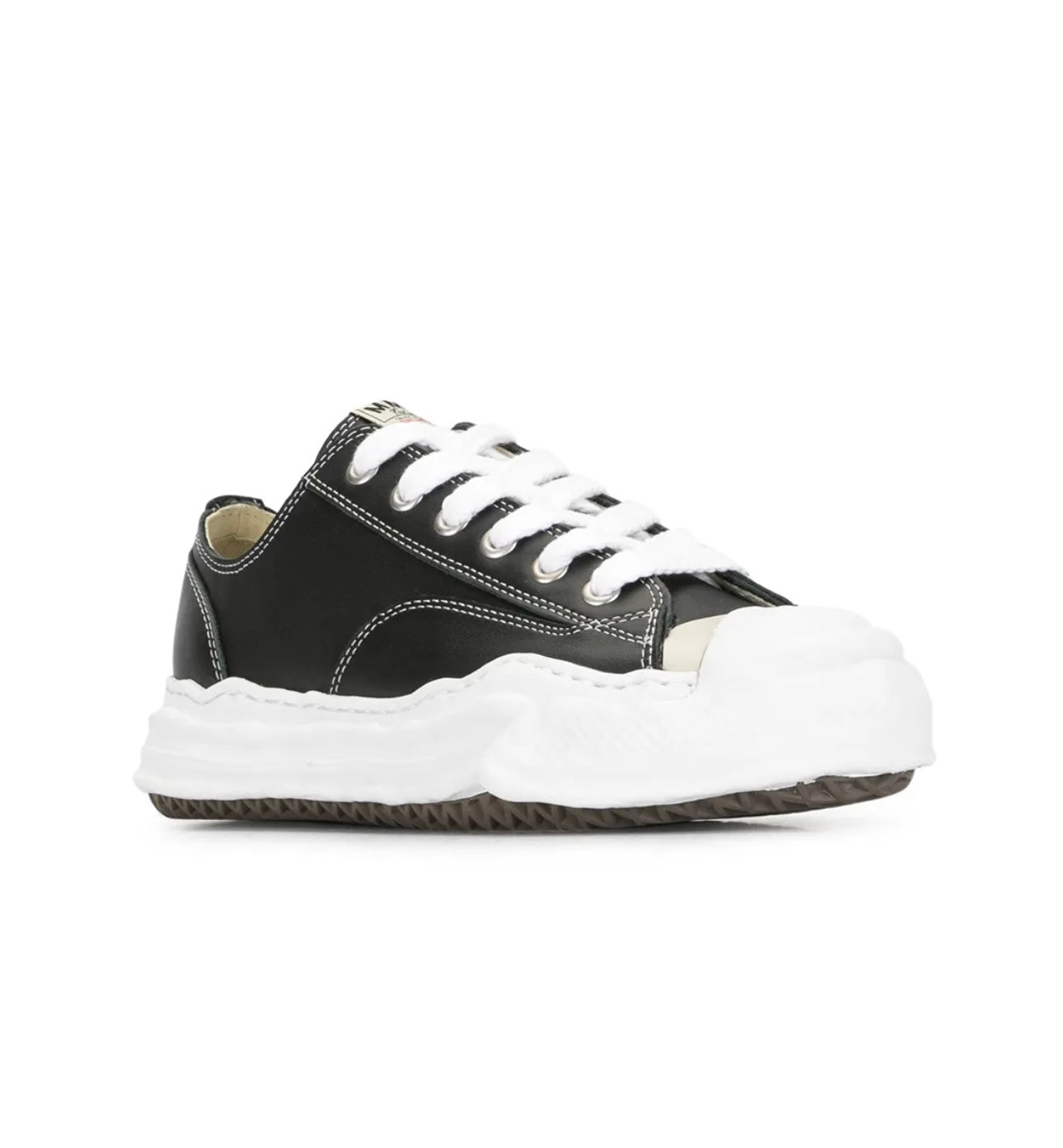 Maison Mihara Black White Sneakers Breathable Mesh
