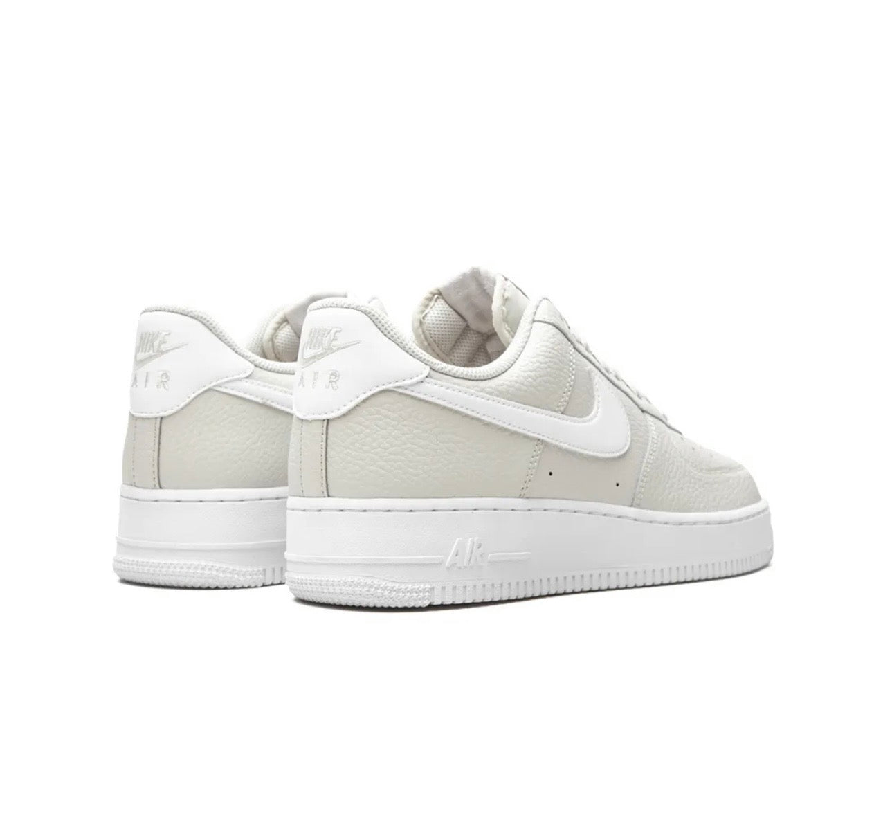 Nike Air Force 1 Sneakers Cream Leather Low Top