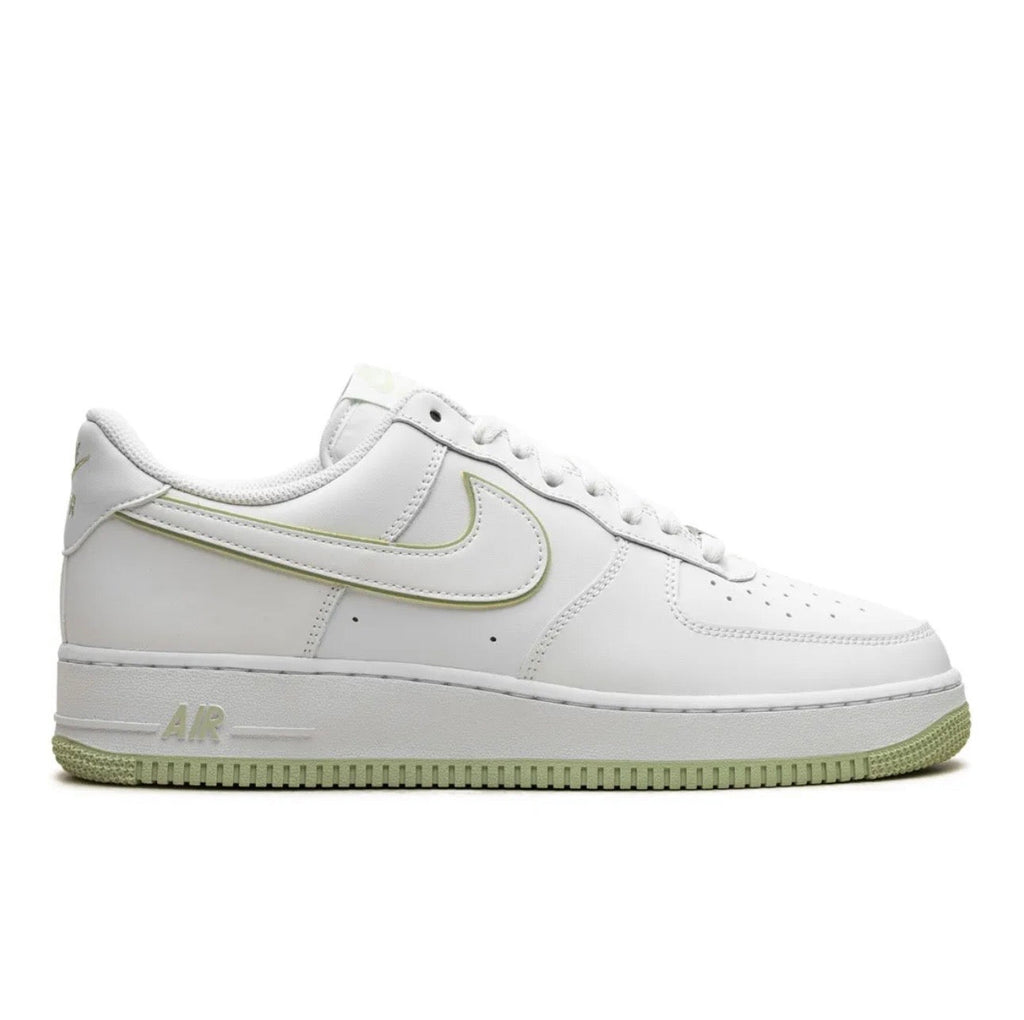 Nike Air Force 1 White Green Low Top Sneakers