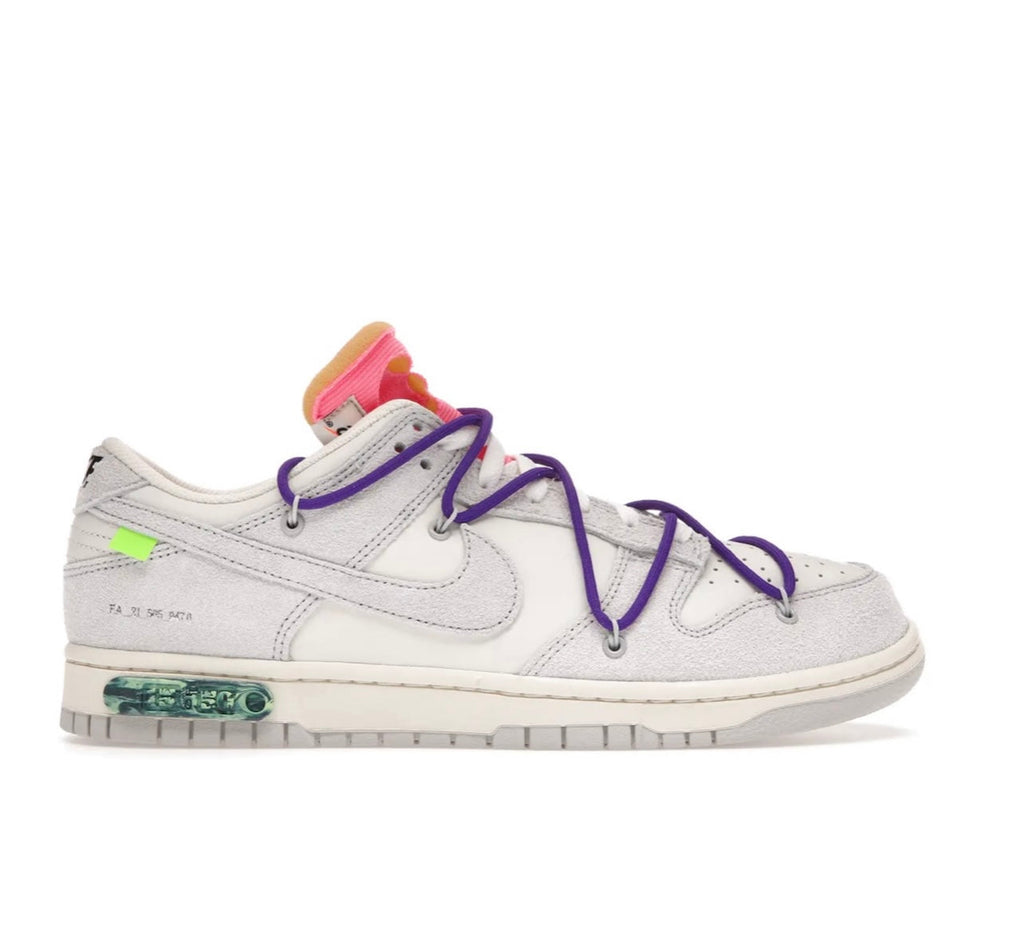 Nike Dunk Low Off-White Unisex Lifestyle Sneakers Black White