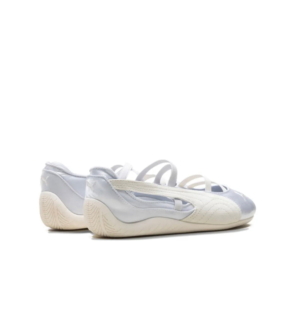 Puma Speedcat Ballet Sneakers Silver Cream Women's Casual Shoes